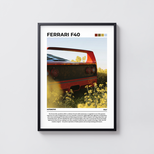 Ferrari F40 (Rear)